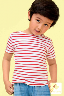 SOL'S Kids Miles Striped T-Shirt-Kids Miles