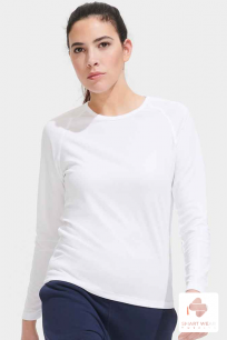 SOL'S Ladies Sporty Long Sleeve Performance T-Shirt-lds Sporty LS