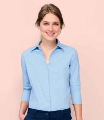 SOL'S Ladies Effect 3/4 Sleeve Fitted Shirt Effect