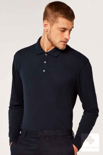 Kustom Kit Long Sleeve Poly/Cotton Piqué Polo Shirt-KK430