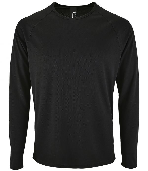 SOL'S Sporty Long Sleeve Performance T-Shirt-Sporty LS